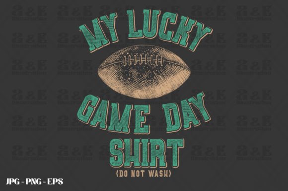 American Football Lucky Game Day Designs