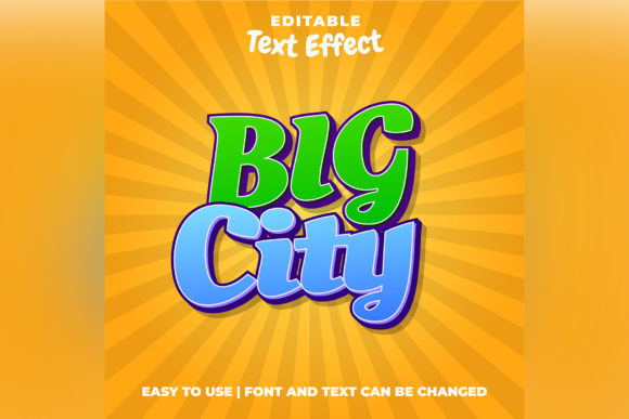 Big City Editable Game Logo Text Effect: A Modern Design Tool for Dynamic Visual Identity