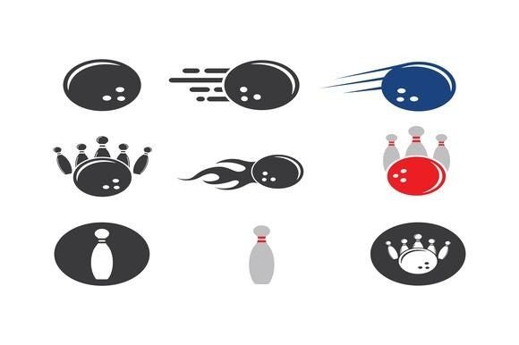 Enhancing Brand Identity with Bowling Game Icon Logo Vector Design