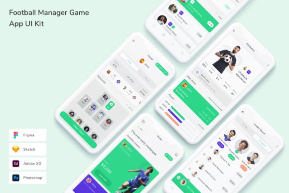 Football Manager Game App UI Kit: A Modern Design Solution for Dynamic Projects