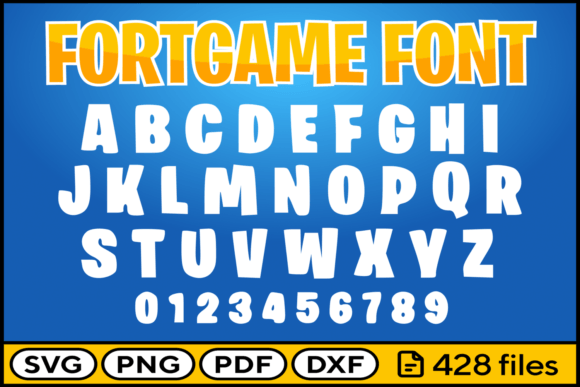 Fort Game Font: SVG, PNG, PDF, DXF for Creative Design Projects