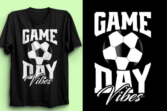 Game Day Vibes Soccer T-Shirt Design 10: The Ultimate POD Business Solution