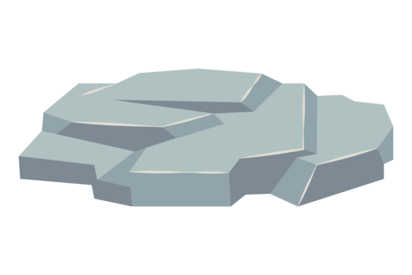 Game Ground Isometric Element: Gray Rock as a Strategic Visual Asset