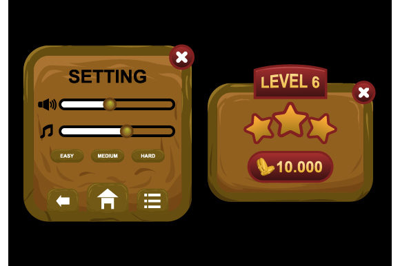 Game UI Concept Stock: Fresh Design for Modern Creators