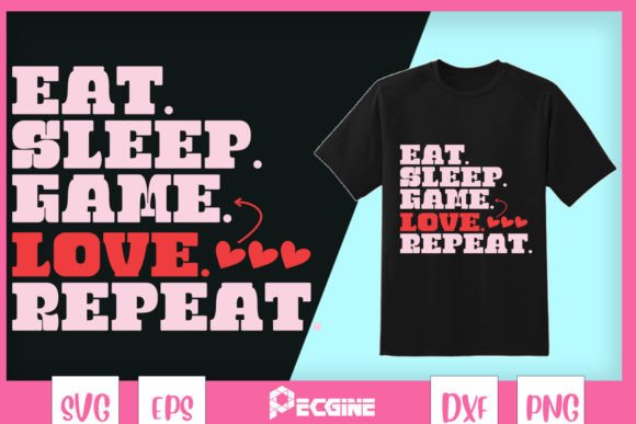 How to Use the Eat Sleep Game Repeat Valentine Design Kit in Your Creative Workflow