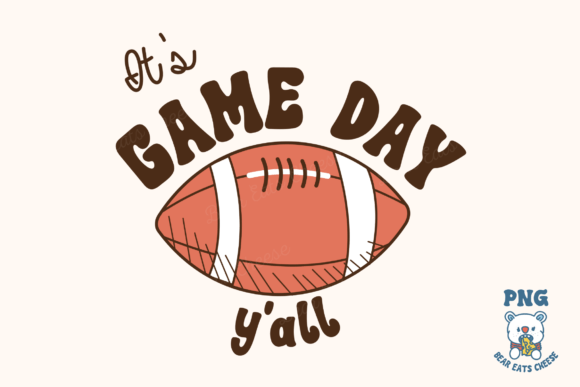 It's Game Day Y'all Retro Sublimation Design Guide