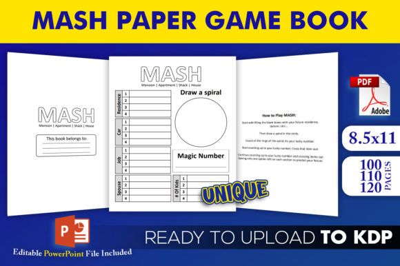 MASH Paper Game Book KDP Interior: A Practical Guide for Self-Publishing Success