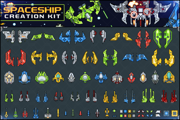 Spaceship Creation Kit – Game Assets for Space Enthusiasts