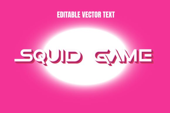 Squid Game Editable Text Effect: A Creative Tool for Unique Designs