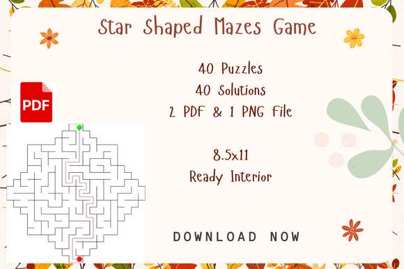 Unlocking Cognitive Development with Star Maze Game Activity KDP Interior