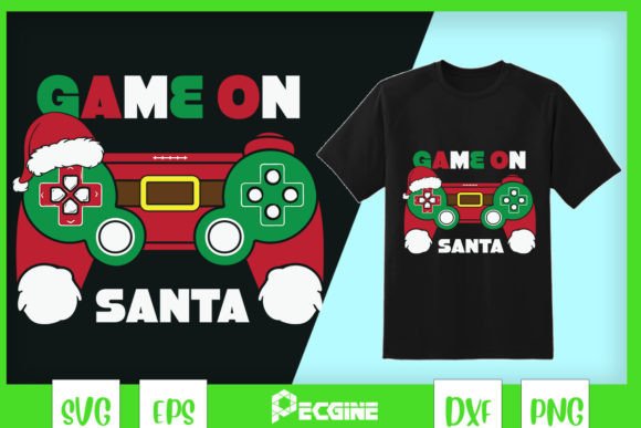Video Game on Santa Christmas Gamer: A Creative Design Resource for Holiday Enthusiasts
