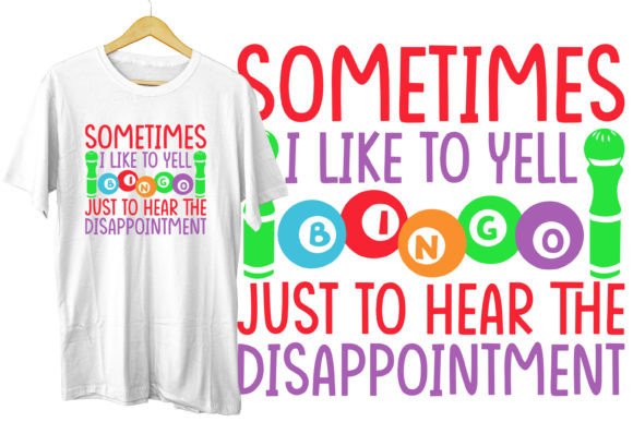 Yell Bingo SVG Bingo Game Design